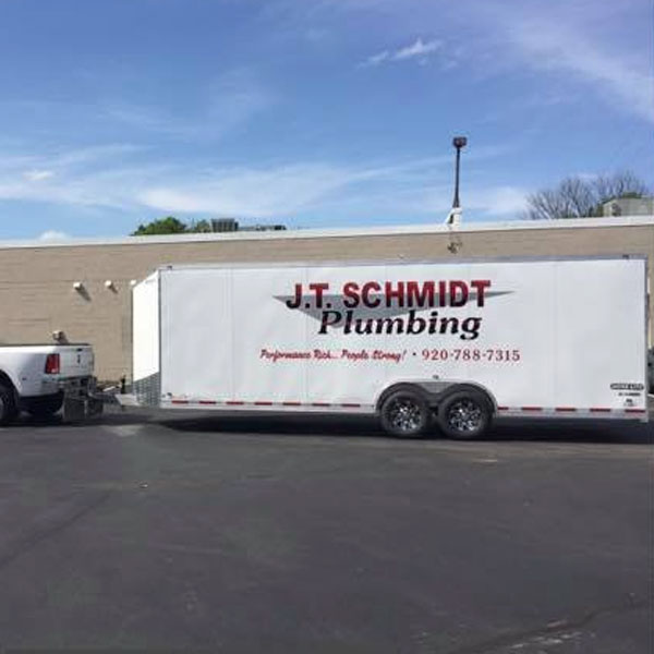 J.T. Schmidt Plumbing truck
